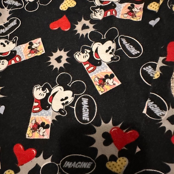 Disney Black Mickey Mouse Pajama Pants - Picture 6 of 7